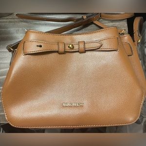 Nine West Brown Medium Size Crossbody Purse